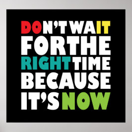 Poster Citação motivacional