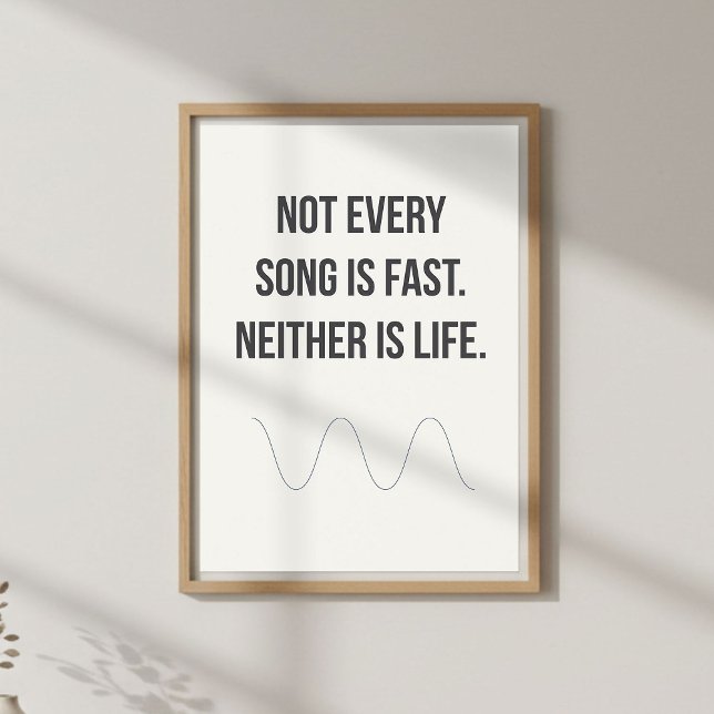 Poster Citação Motivacional Calma (Criador carregado)