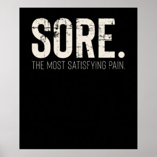 Poster Citação Motivacional de Workout de Gym de malhação