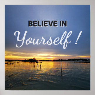 Poster Citação motivacional e inspiradora