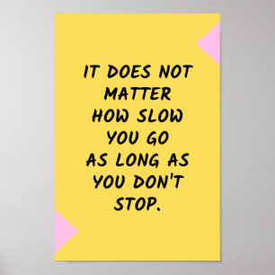 Poster Citação Motivacional/Inspiracional de Êxito