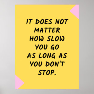 Poster Citação Motivacional/Inspiracional de Êxito