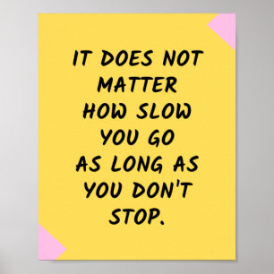 Poster Citação Motivacional/Inspiracional de Êxito