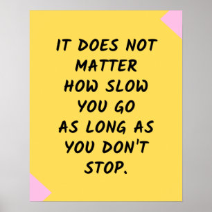 Poster Citação Motivacional/Inspiracional de Êxito
