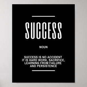 Poster Citação Motivacional Sobre Sucesso
