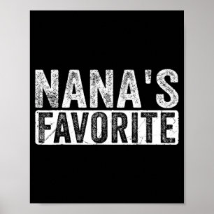 Poster Citação Orgulhosa da Família Bonita Favorita da Na