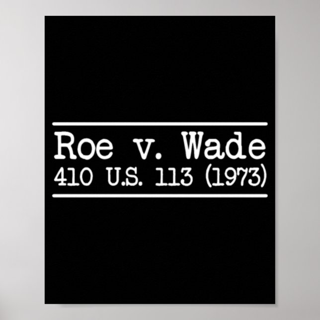Poster Citação Roe v Wade (Frente)