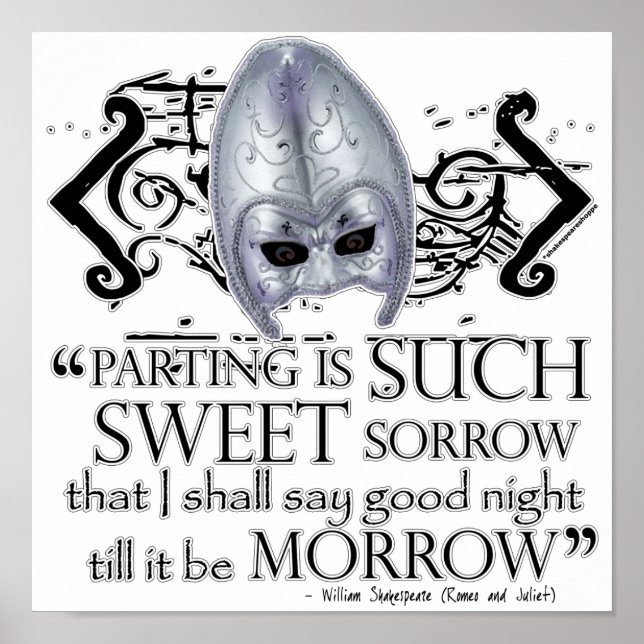 Póster Citação Romeu e Julieta (Frente)