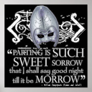 Póster Citação Romeu e Julieta