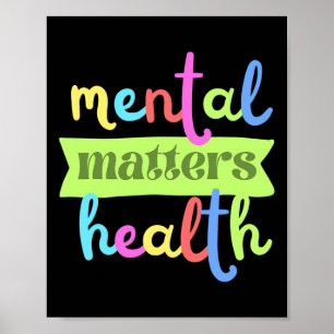 Poster Citação Vintage sobre Problemas de Saúde Mental pa