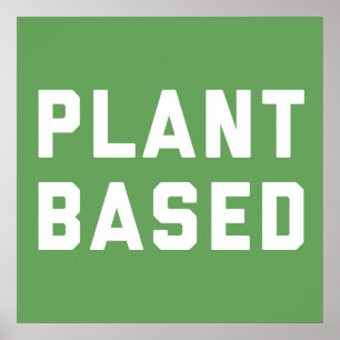 Poster Citações baseadas planta do Vegan