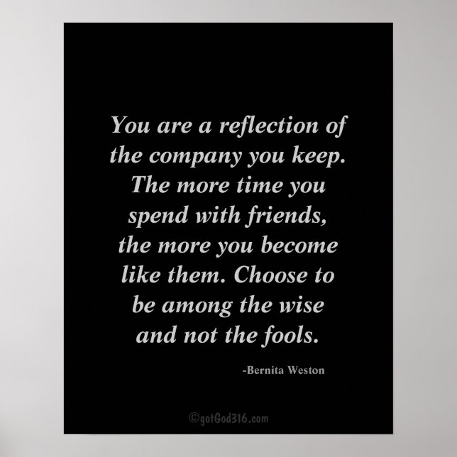 Póster Citações Cristãs (Frente)