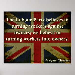 Poster Citações da Anti-União de Thatcher