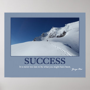Póster Citações da motivação do ~ do SUCESSO
