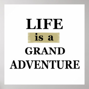 Poster Citações da vida motivacional