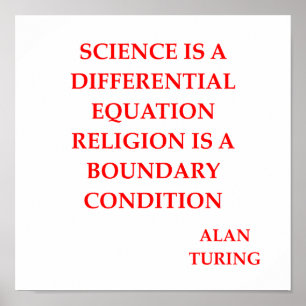 Poster citações de Alan Turing