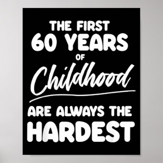 Poster Citações de Aniversário de 60 anos para Homens Pai