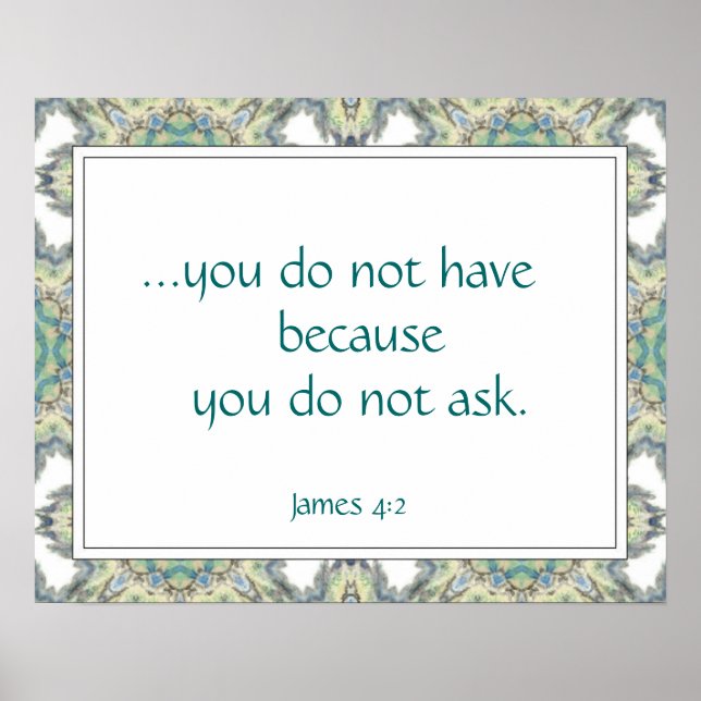 Poster Citações de Ansiedade Cristã Inspiradora (Frente)