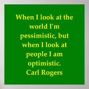 Póster citações de carl rogers