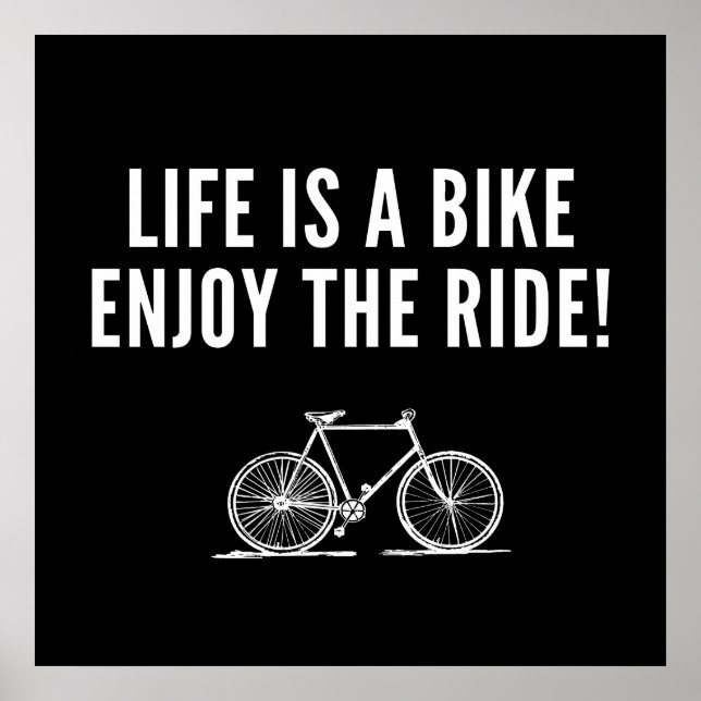 Poster citações de ciclismo de inspiração (Frente)