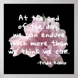 Poster Citações De Famosas Pessoas - Frida Kahlo