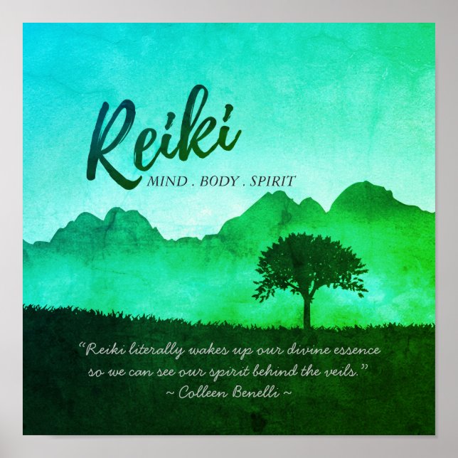 Poster Citações de Instrutor de Meditação do Yoga Studio  (Frente)