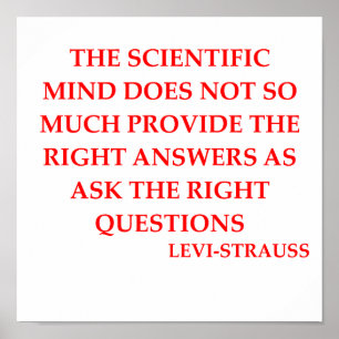 Póster Citações de LEVI-strauss