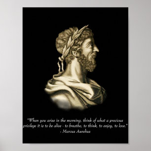 Poster Citações de Marcus Aurelius