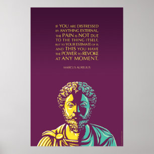 Póster Citações de Marcus Aurelius: O poder revogar