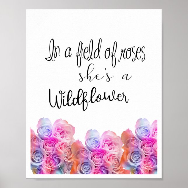 Poster Citações de mulheres fortes (Frente)