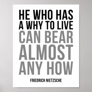Poster Citações de Nietzsche
