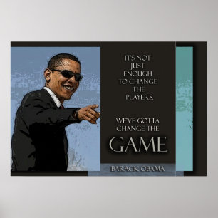 Poster Citações de Obama