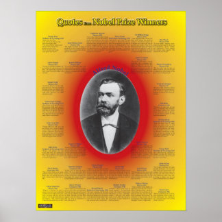 Póster Citações de Prêmio Nobel