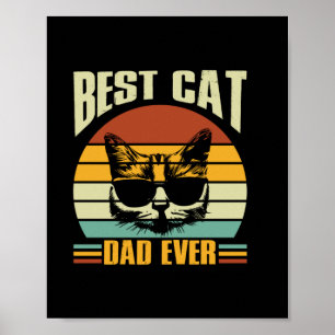 Poster Citações do Avô Melhor Pai De Gato Nunca