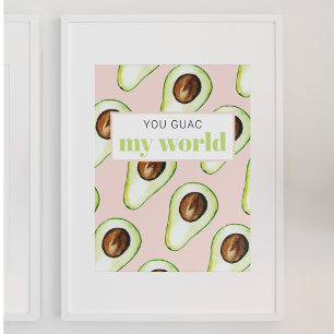 Poster Citações do moderno Pastel rosa e verde