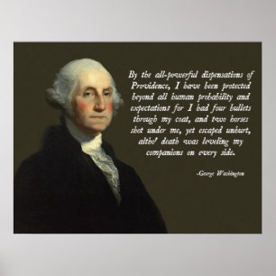 Póster Citações do providência de George Washington