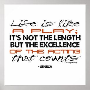 Poster Citações do Seneca na actuação