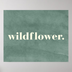 Poster Citações do Wildflower