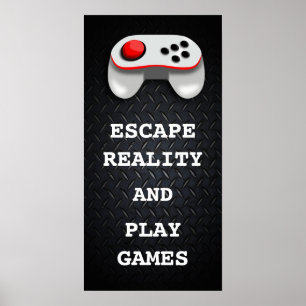 Póster Citações engraçadas do Gamer