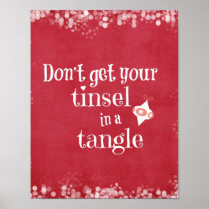 Poster Citações engraçadas do Natal
