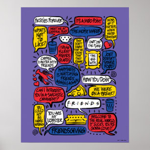 Poster Citações FRIENDS™