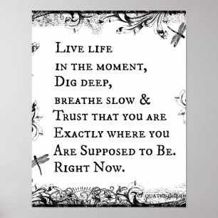 Poster Citações inspiradas da vida