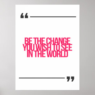 Póster Citações inspiradas e inspiradores