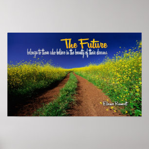 Póster Citações inspiradas por Eleanor Roosevelt