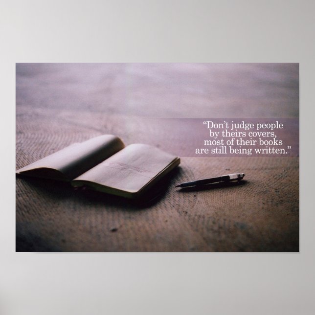 Poster Citações inspiradoras e motivacionais (Frente)