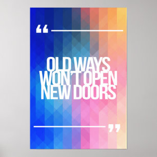 Poster Citações inspiradoras e motivacionais