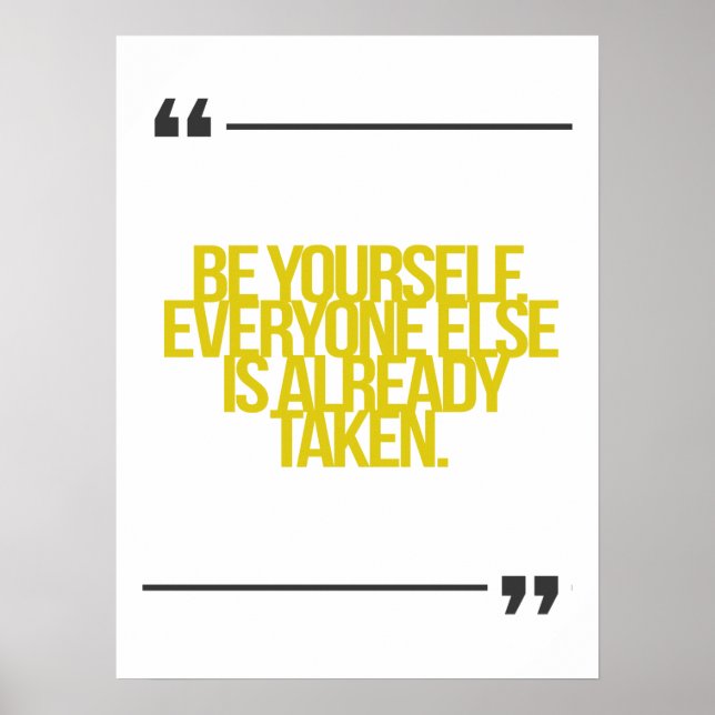 Poster Citações inspiradoras e motivacionais (Frente)