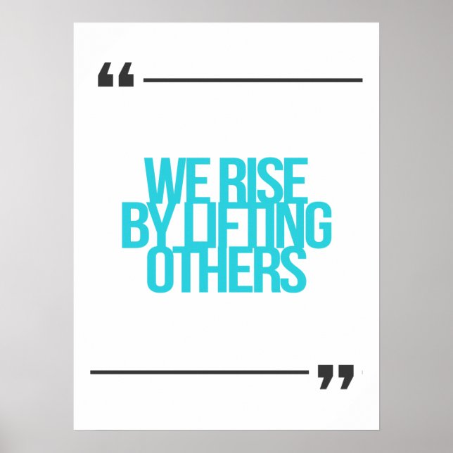 Póster Citações inspiradoras e motivacionais (Frente)