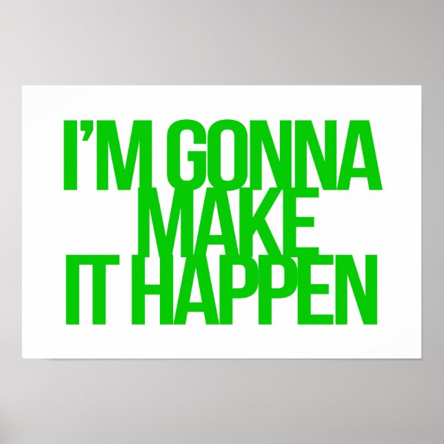 Póster Citações inspiradoras e motivacionais (Frente)