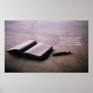 Póster Citações inspiradoras e motivacionais